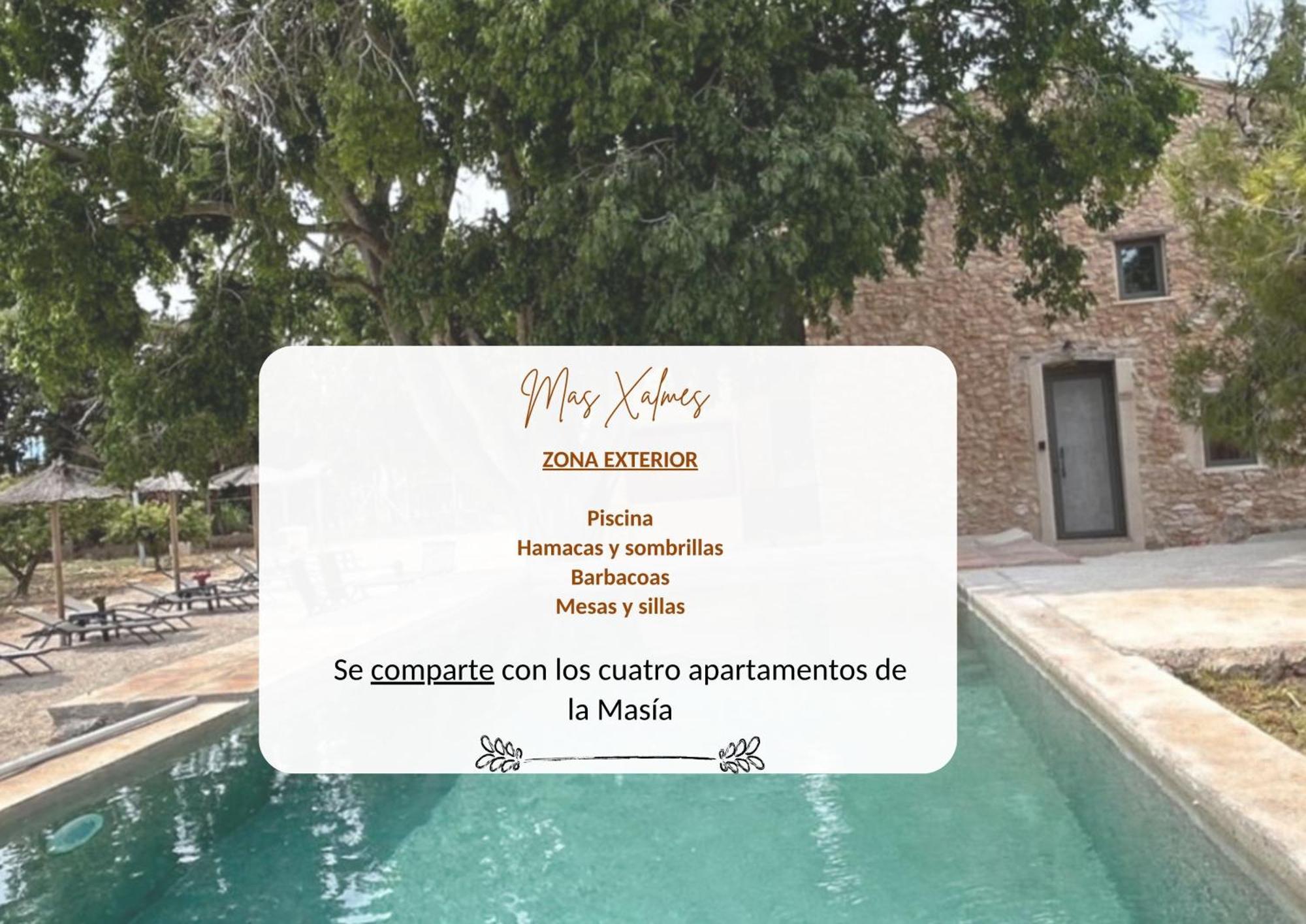 Villa Mas Xalmes Camarles Esterno foto